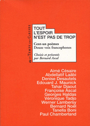 couverture tout l'espoir n'est pas de trop, bernard ascal